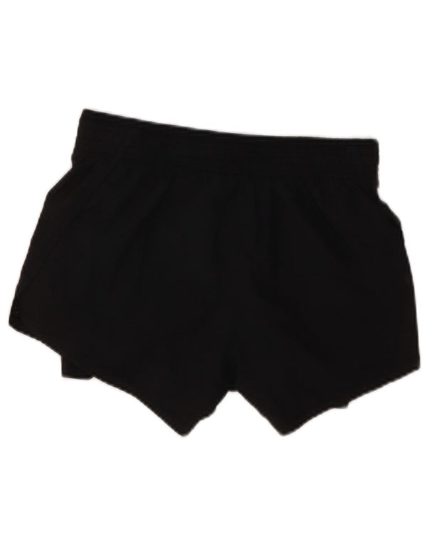 Pantaloni scurți sport Nike Dri Fit pentru femei UK 4 XS Poliester negru