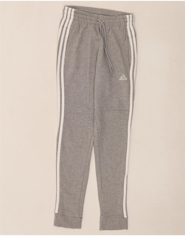 Pantaloni de trening Adidas pentru femei Joggeri UK 4/6 XS bumbac gri