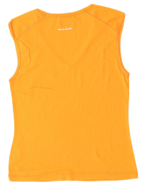 Rifle Fete Vest Vest Top 11-12 Ani XL Portocaliu Bumbac