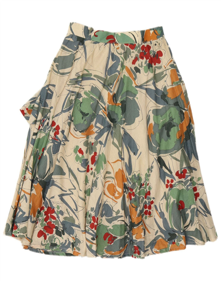 Fustă A-Line Vintage pentru Femei cu talie înaltă IT 42 Medium W26 Multicolor