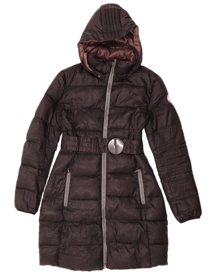 Palton căptușit cu glugă Colmar pentru femei UK 14 Medium Black