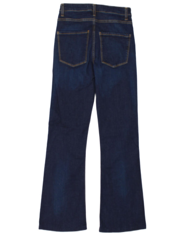 Blugi evazați pentru femei cu talie înaltă Zara EU 34 2XS L24 L29 Bumbac bleumarin