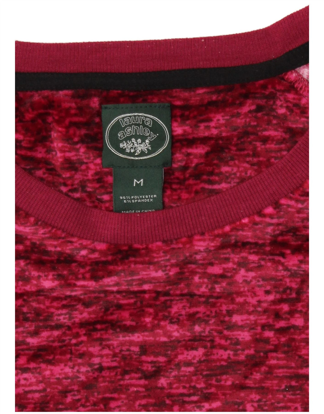 Top pentru femei Laura Ashley cu mânecă lungă UK 14 Poliester roz mediu