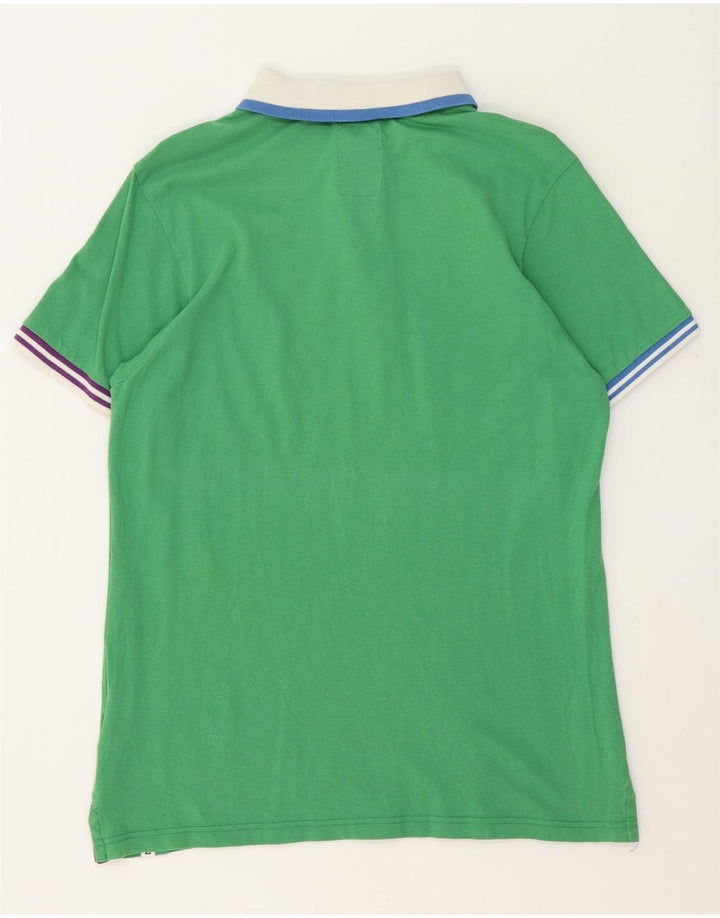 Tricou polo rugby pentru bărbați North Sails, cu dungi verzi mari