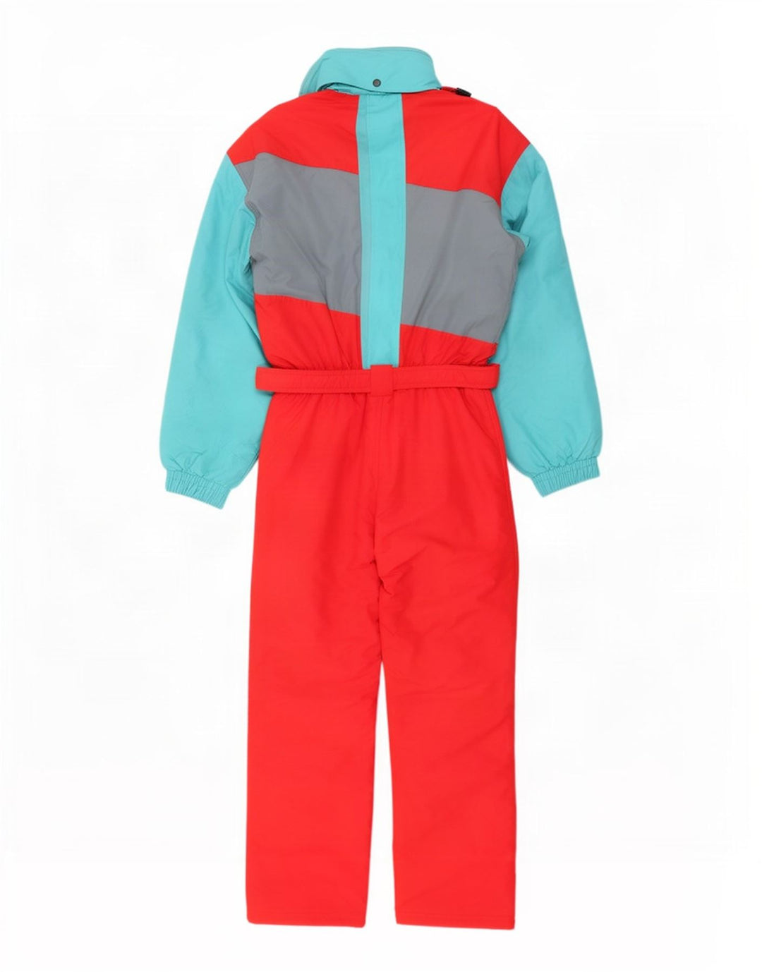 Salopetă de schi cu glugă Etirel pentru bărbați, roșu, color block