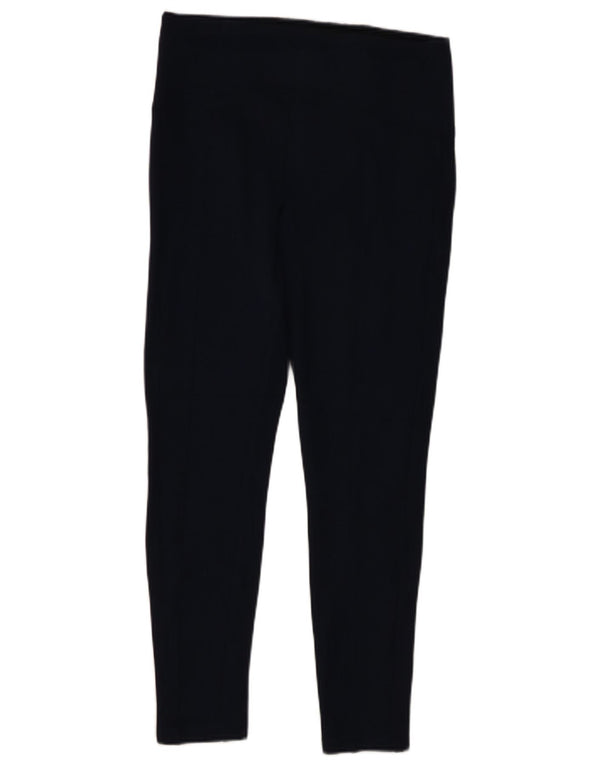Leggings crop pentru femei Marks & Spencer UK 12 Medium Bluemarin Blue Viscose