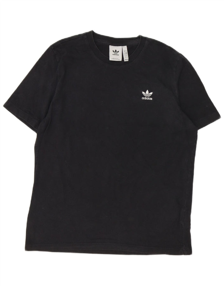 Tricou Bărbați Adidas Top Mediu Negru Bumbac