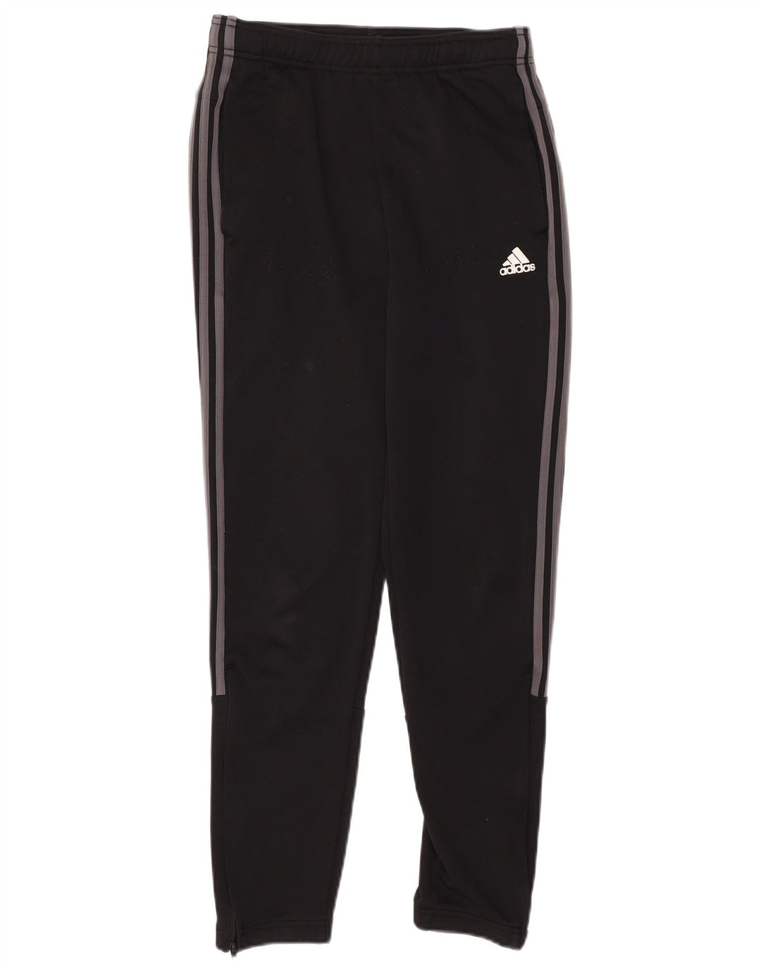 Pantaloni de trening Adidas pentru bărbați, poliester mediu negru