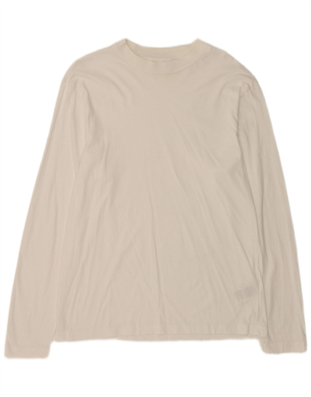 Calvin Klein Top pentru bărbați cu mânecă lungă XL din bumbac alb