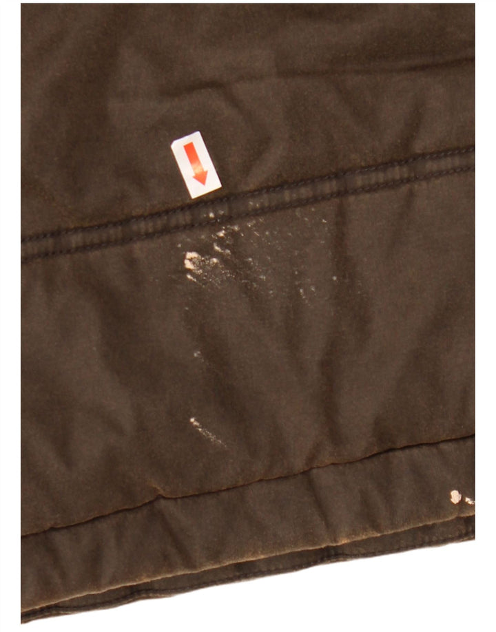 Gilet căptușit pentru bărbați Weird Fish UK 44 2XL Maro Poliester