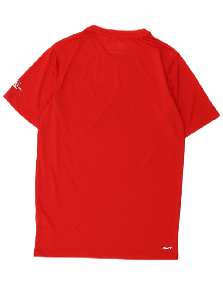Tricou grafic pentru bărbați New Balance Top XS Poliester roșu