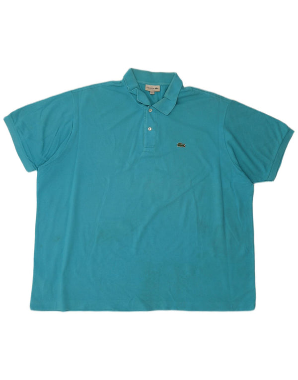 Tricou polo Lacoste Classic Fit pentru bărbați Mărimea 10 5XL Bumbac albastru