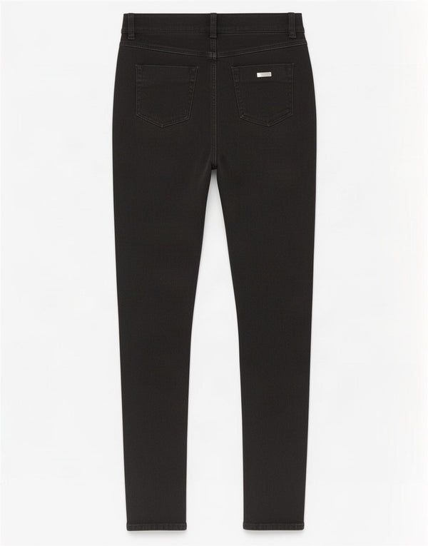 Luisa Spagnoli Pantaloni casual Slim Fit pentru femei IT 42 Medium W28 L27 Negru