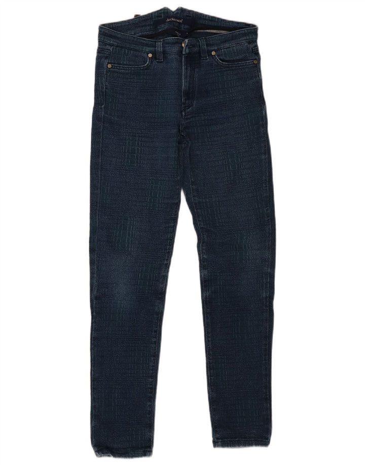 JECKERSON Womens Slim Jeans W26 L28 Blue Cotton