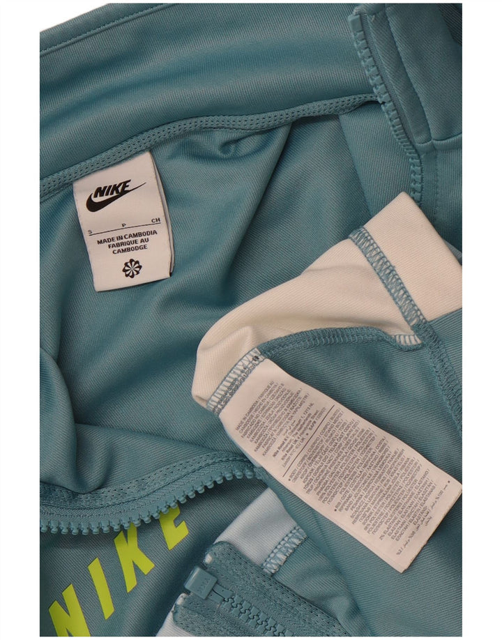 Jachetă de top pentru trening supradimensionată pentru femei Nike UK 10 Small Blue