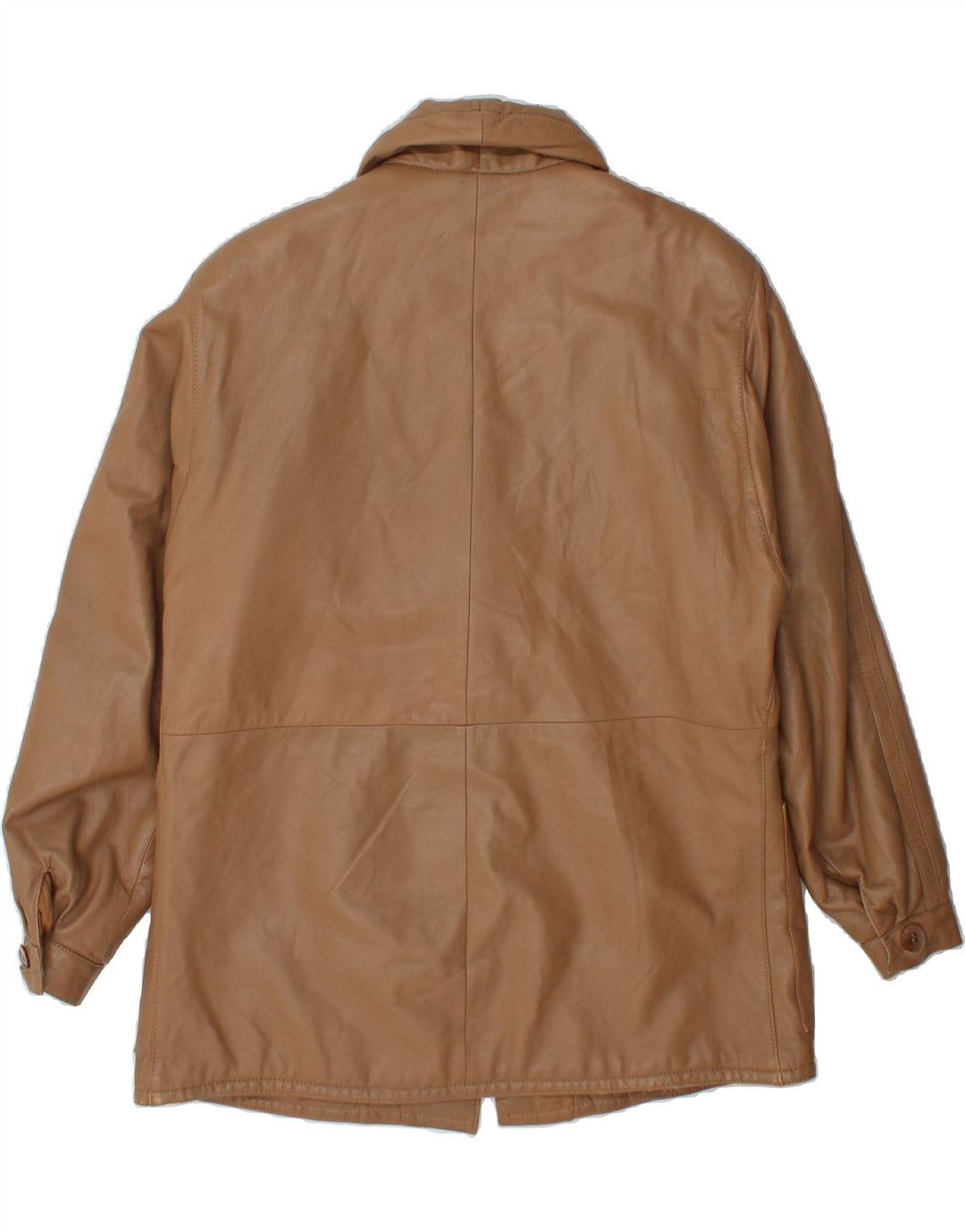 VINTAGE Womens Leather Jacket UK 18 XL Brown Vintage Vintage and Second-Hand Vintage from Messina Hembry 