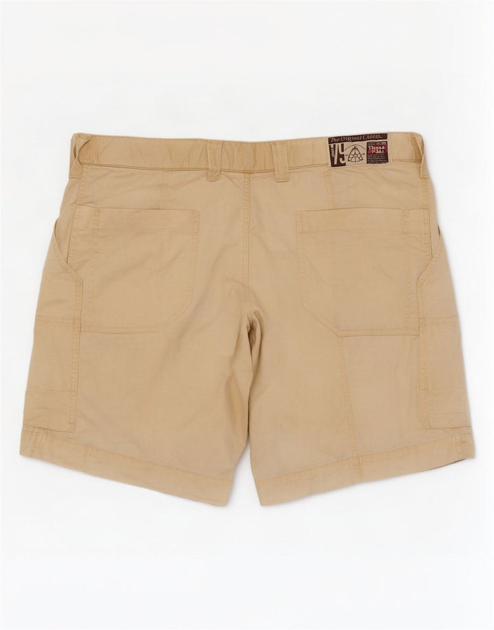 Pantaloni scurti cargo pentru femei Think Pink IT 48 XL W36 Bej