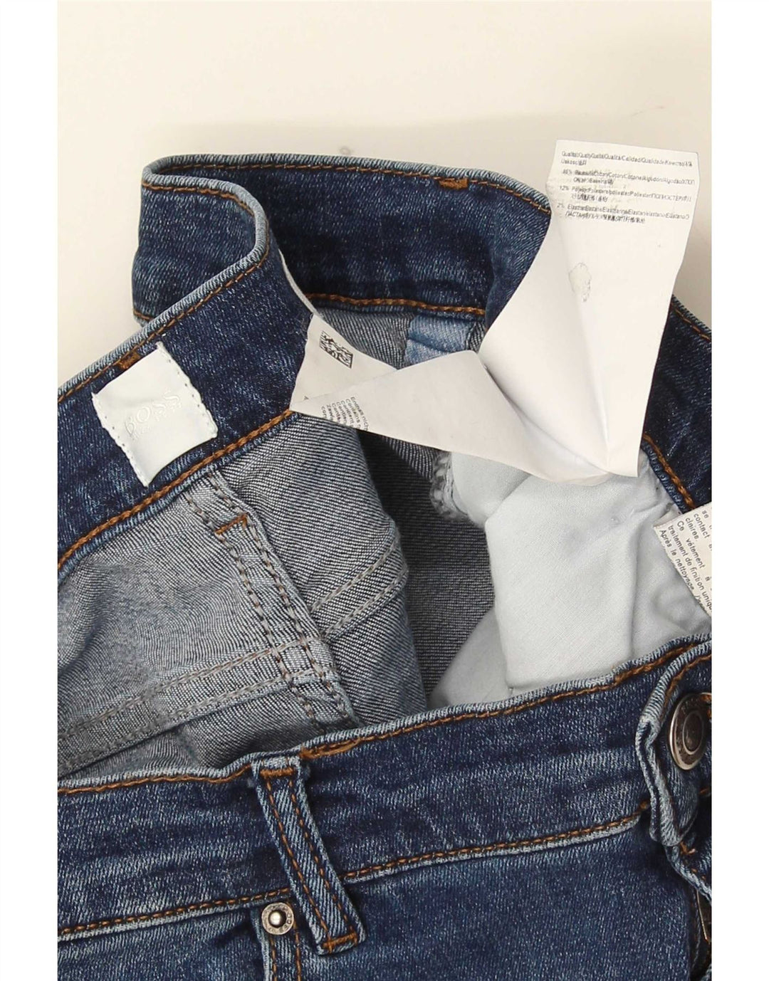Blugi slim pentru femei Hugo Boss W30 L32 Bumbac albastru