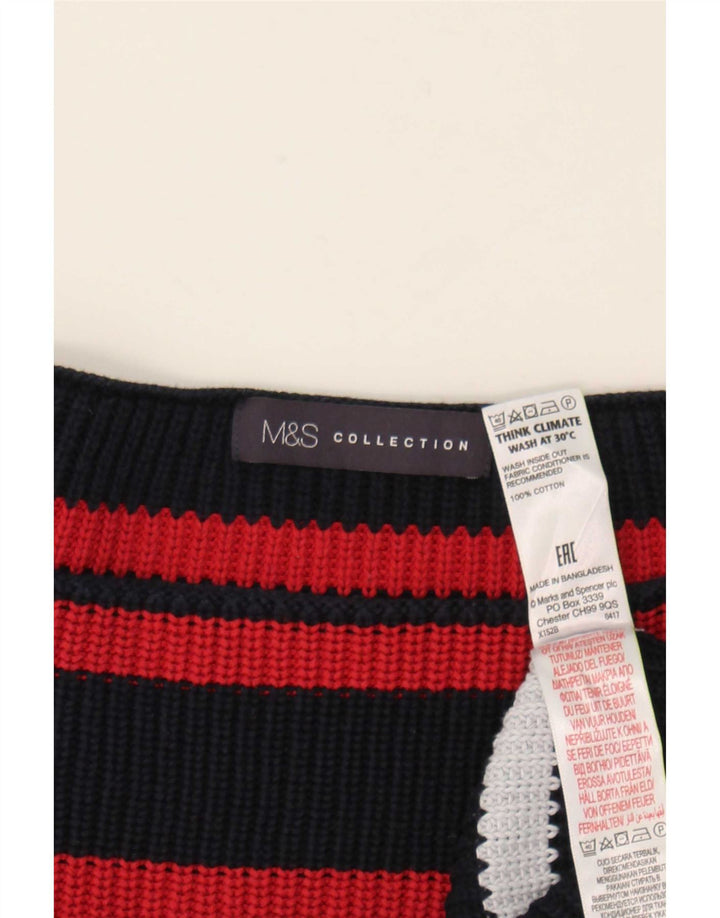 Pulover pentru femei Marks & Spencer cu decolteu cu barca UK 14 Medium Multicolor