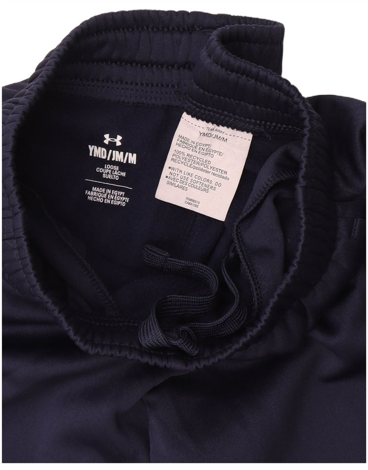 Pantaloni de trening UNDER ARMOUR Băieți 9-10 ani Poliester mediu bleumarin