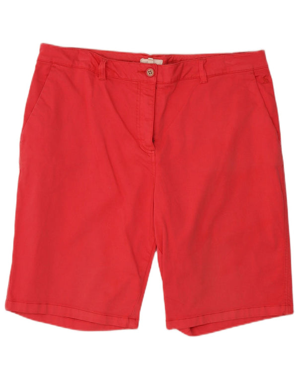 Pantaloni scurti chino Joules pentru femei UK 16 Large W37 Pink Bumbac