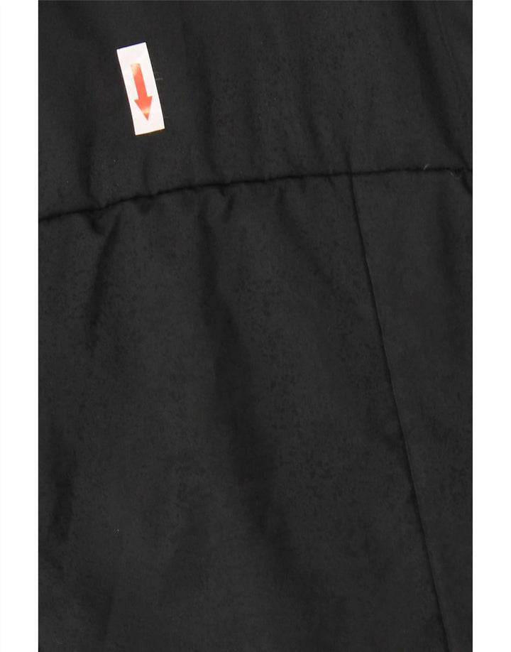 Palton căptușit cu glugă Adidas pentru femei UK 14 Poliester mediu negru