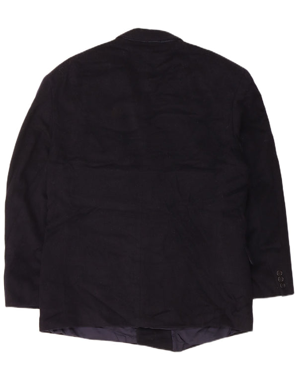 Jachetă Blazer pentru bărbați Hugo Boss EU 48 Mediu Lână bleumarin