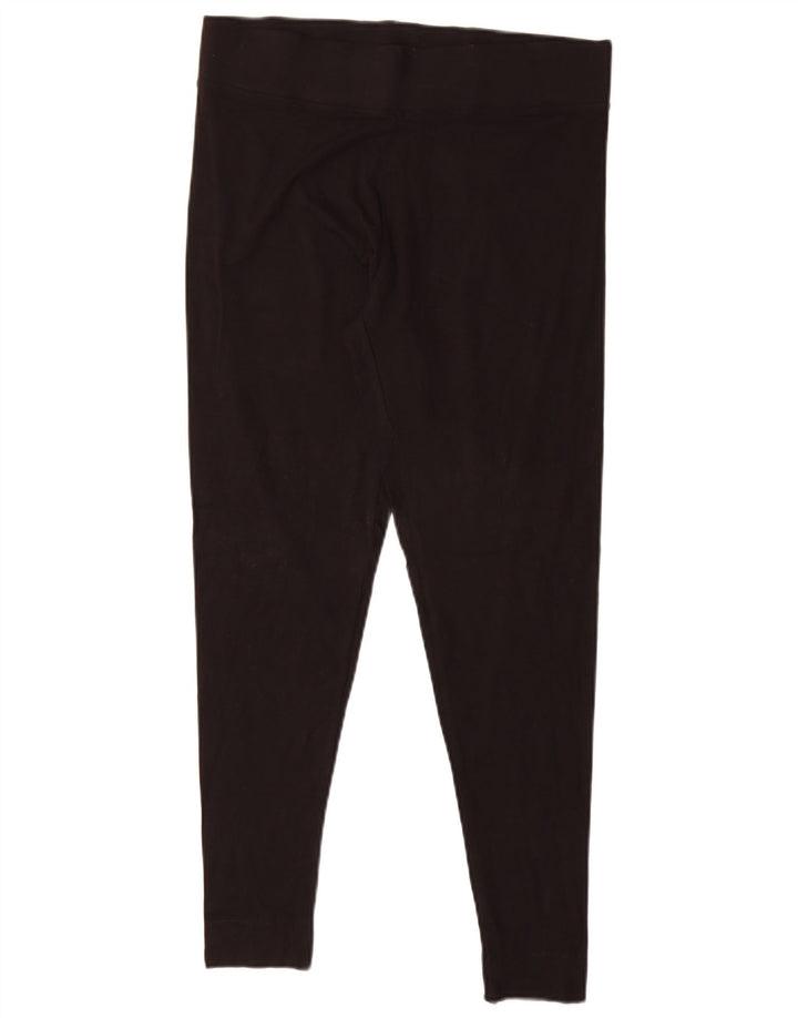 Leggings pentru femei Marks & Spencer UK 14 mare, negru, viscoză
