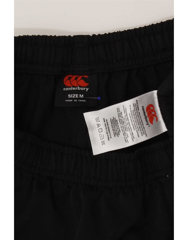 Pantaloni scurti sport Canterbury pentru femei UK 12 Poliester mediu negru