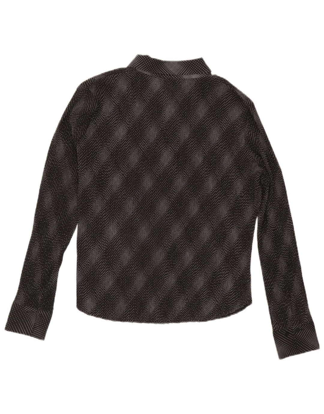 Bluză cămașă pentru femei Marks & Spencer UK 20 2XL Poliester cu check negru