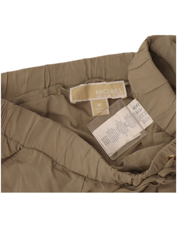 Pantaloni scurti casual pentru femei Michael Kors Medium W30 Green Viscose