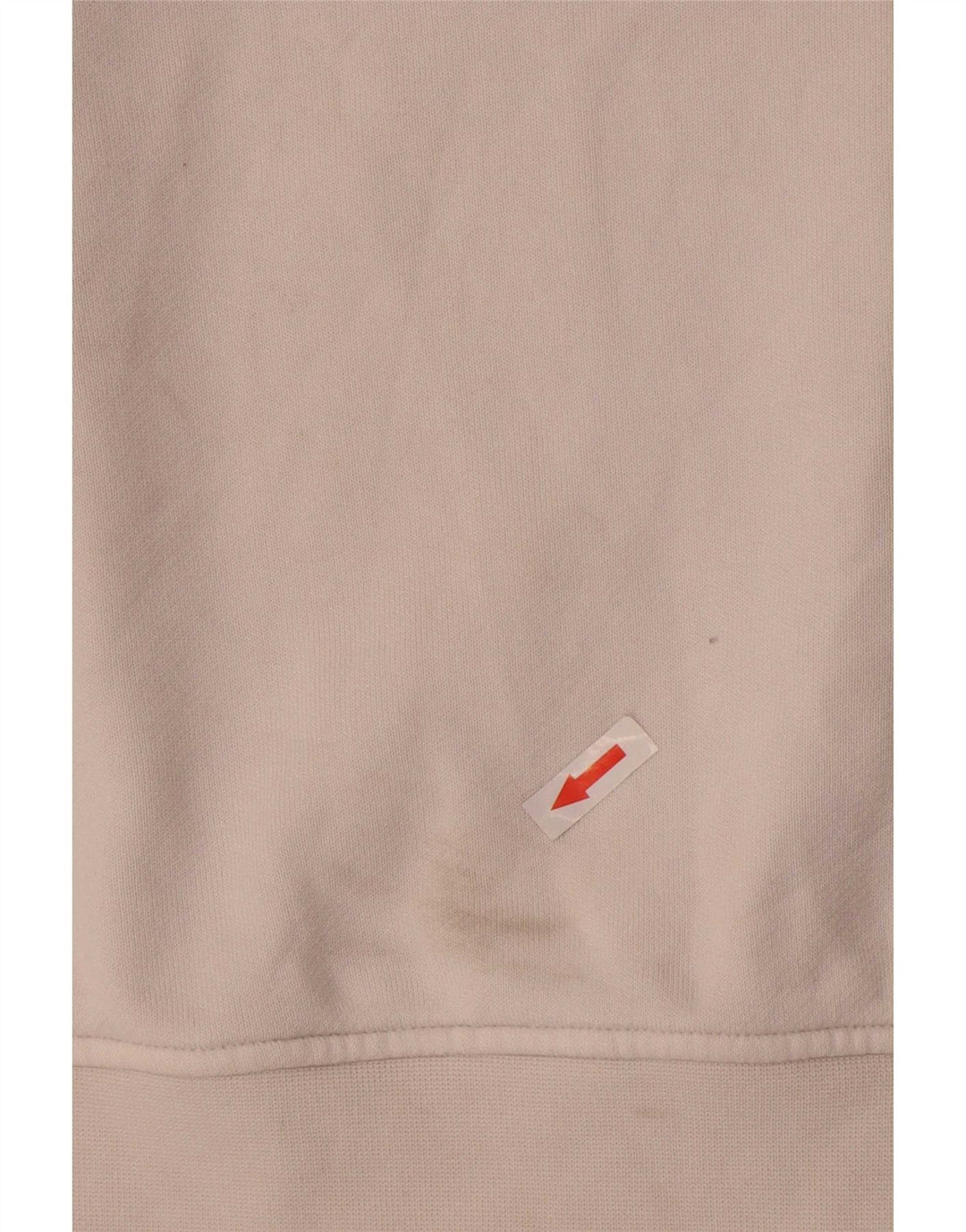Pulover supradimensionat pentru femei Adidas UK 10 Bumbac alb mic