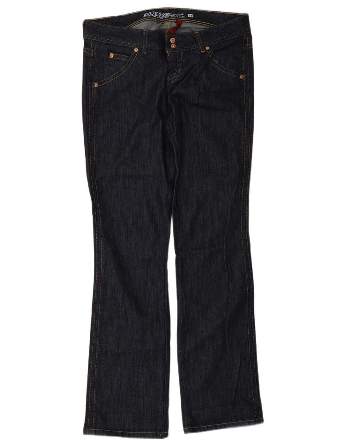 Blugi pentru femei Guess Bootcut W31 L34 Bumbac bleumarin