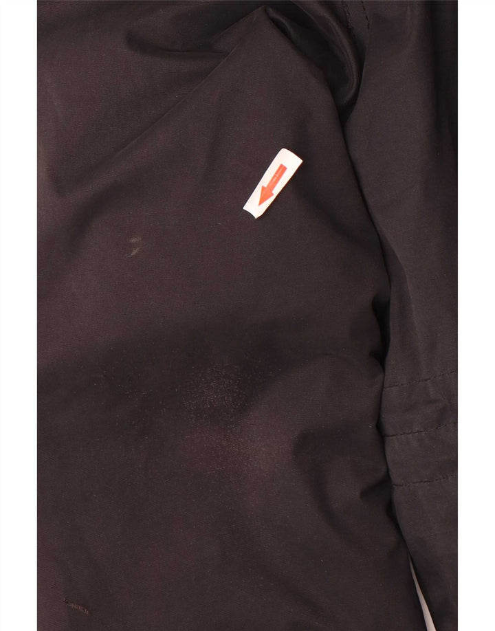 Jachetă parka cu glugă Superdry pentru femei UK 14, mare, negru, poliester