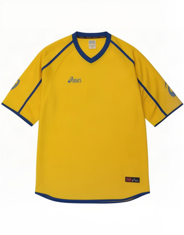 Oasis Tricou cu grafică pentru bărbați Top mare poliester galben