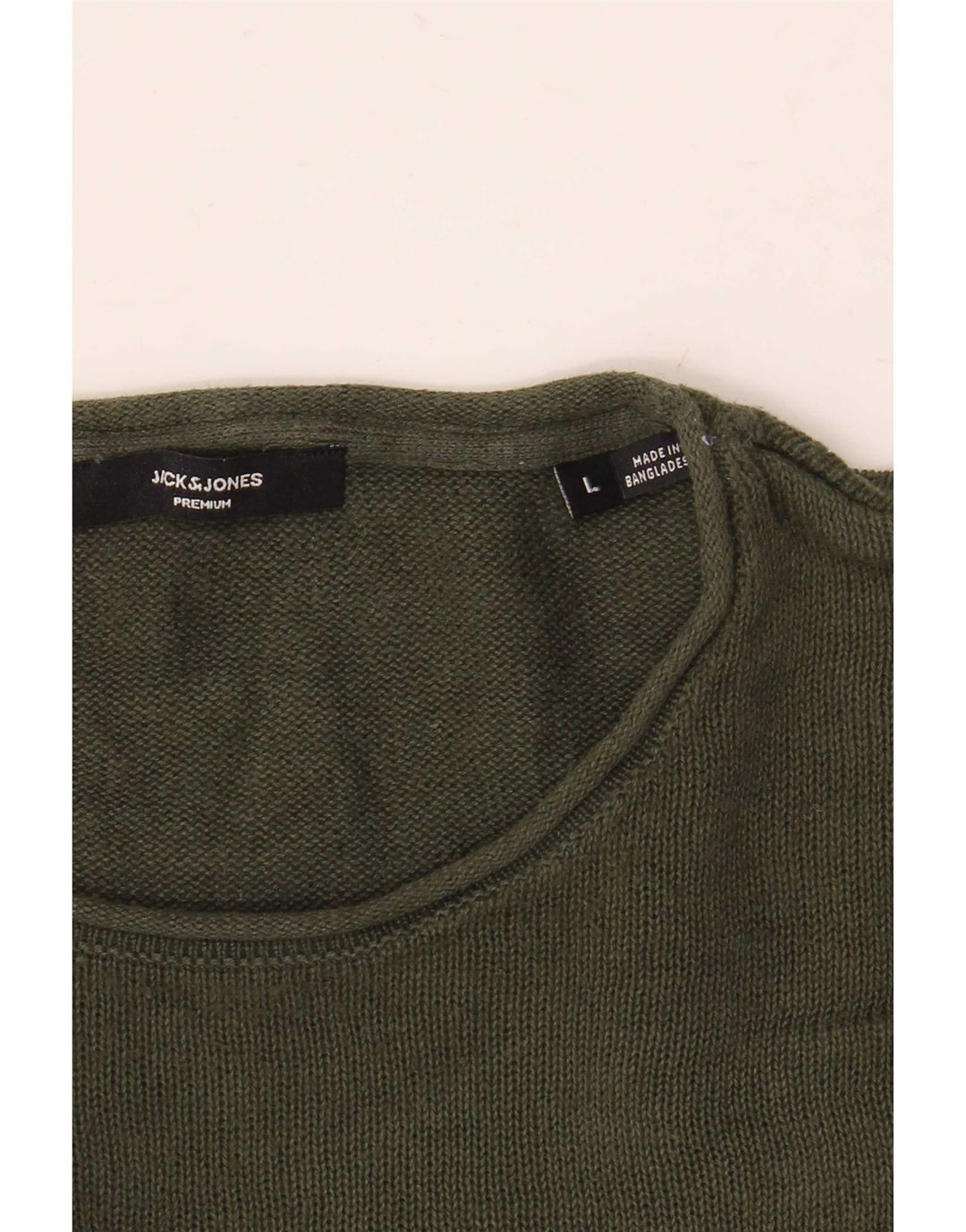 Pulover Jack & Jones pentru bărbați, cu gât crew, verde mare