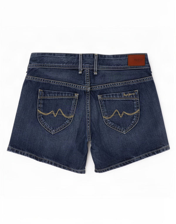 Pantaloni scurți din blugi pentru femei PEPE Jeans W25 XS Bumbac albastru