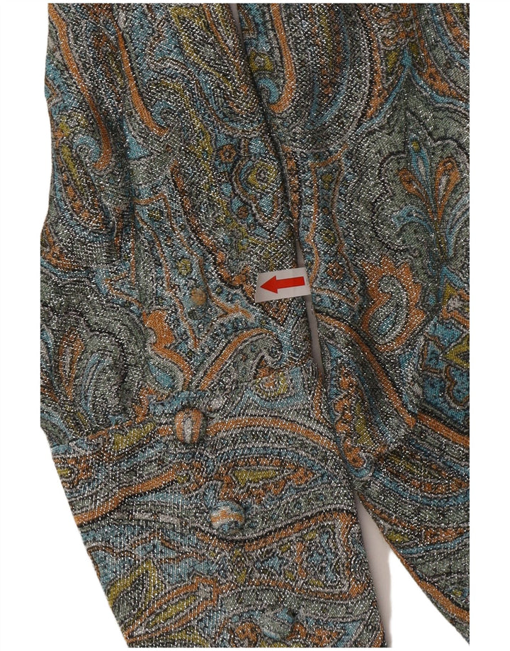 Bluză Cămașă Vintage Femei IT 46 Large Multicolor Paisley