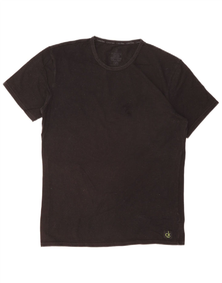 Tricou Calvin Klein Bărbați Top Mediu Negru