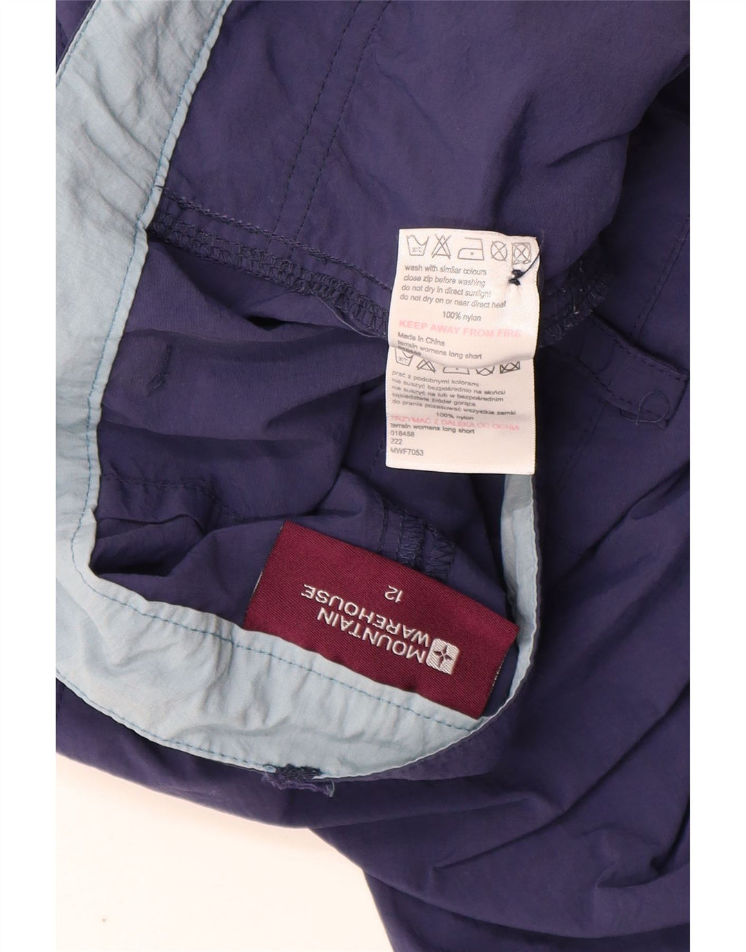 Pantaloni scurti cargo pentru femei Mountain Warehouse UK 12 Medium W32 Navy Blue Marine