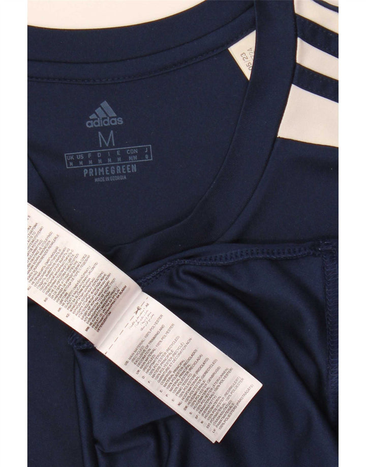 Tricou pentru bărbați Adidas Aeroready Top Mediu Bleumarin Poliester
