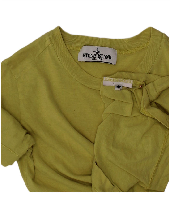 STONE ISLAND Tricou Băieți Top 3-4 Ani Verde
