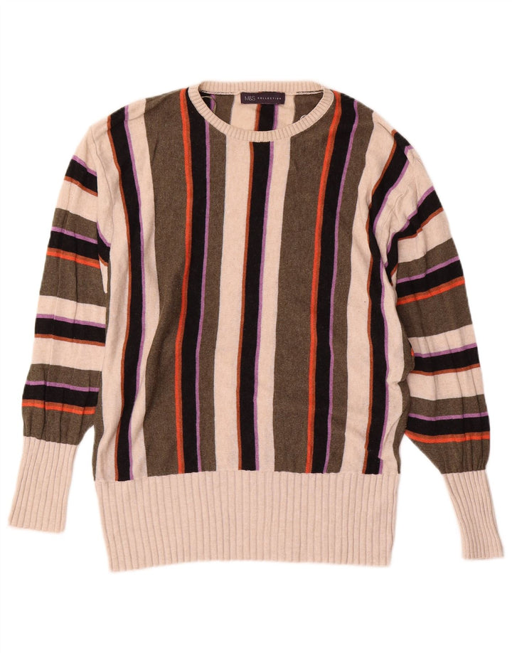 Pulover pentru femei Marks & Spencer cu decolteu triplu UK 14 Medium Multicolor