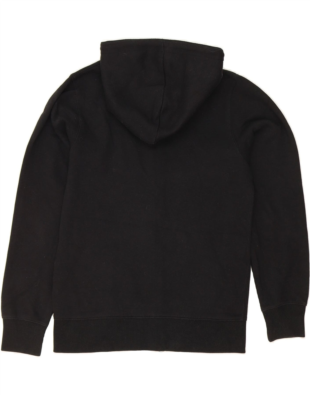 JACK & JONES Mens Zip Hoodie Sweater Small Black Cotton Vintage Jack & Jones and Second-Hand Jack & Jones from Messina Hembry 