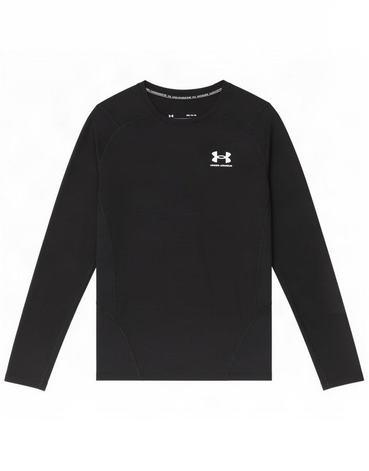 Under Armour Mens Compression Top Manecă lungă Mediu Negru