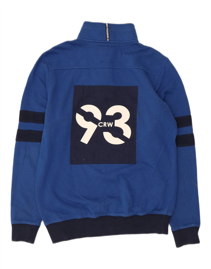 Crew Clothing Hanorac grafic pentru bărbați Pulover mic albastru Colorblock