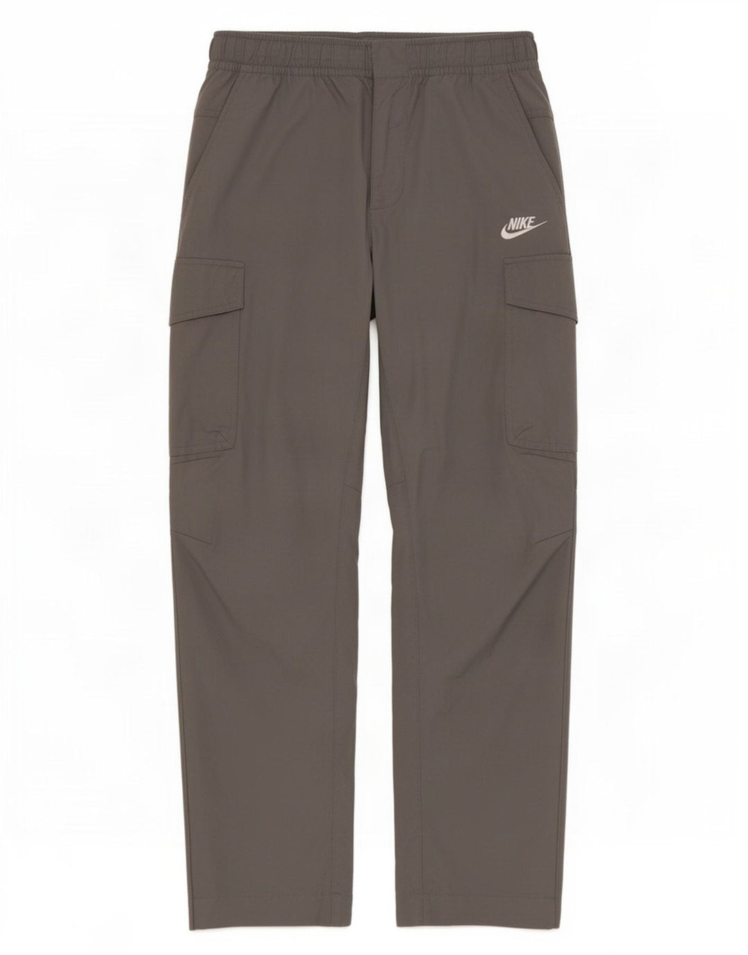 Pantaloni cargo drepti pentru bărbați Nike, medii W30 L27, bumbac gri