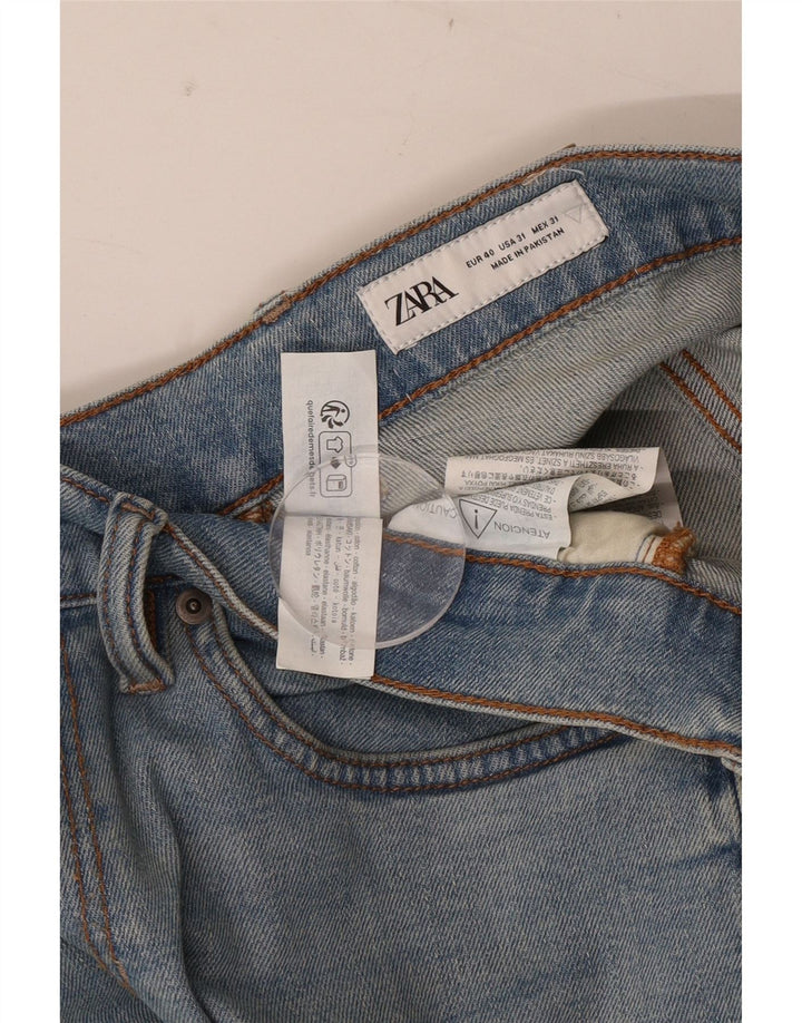 Blugi slim pentru bărbați Zara EU 40 Medium W31 L31 Blue Bumbac