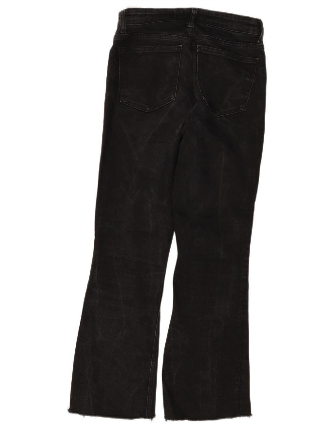Blugi Bootcut pentru Damă Zara EU 38 Mici L28 L26 Bumbac Negru