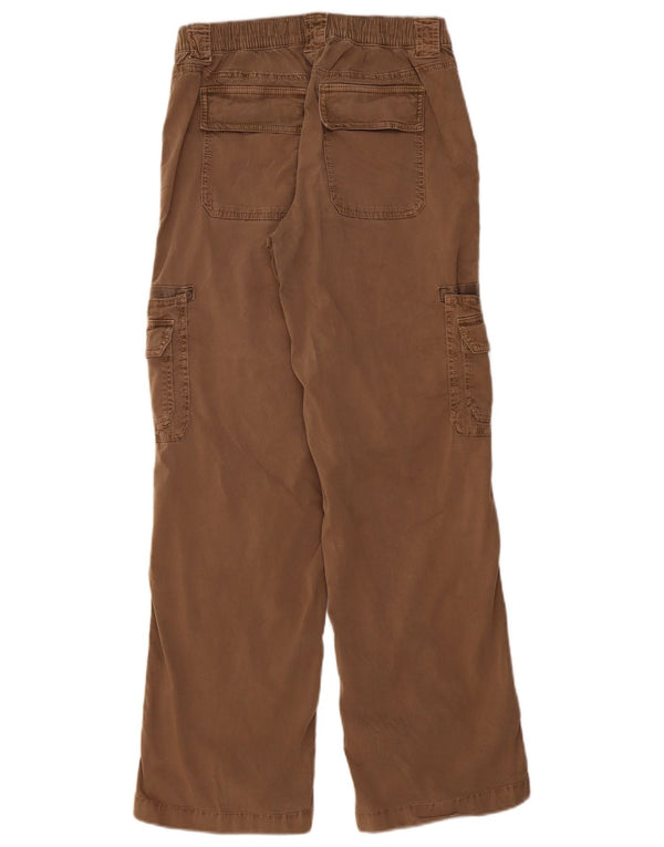HOLLISTER Pantaloni cargo largi cu talie joasă pentru femei, mici W26 L31 maro